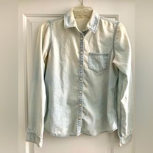 LOFT Chambray button down shirt